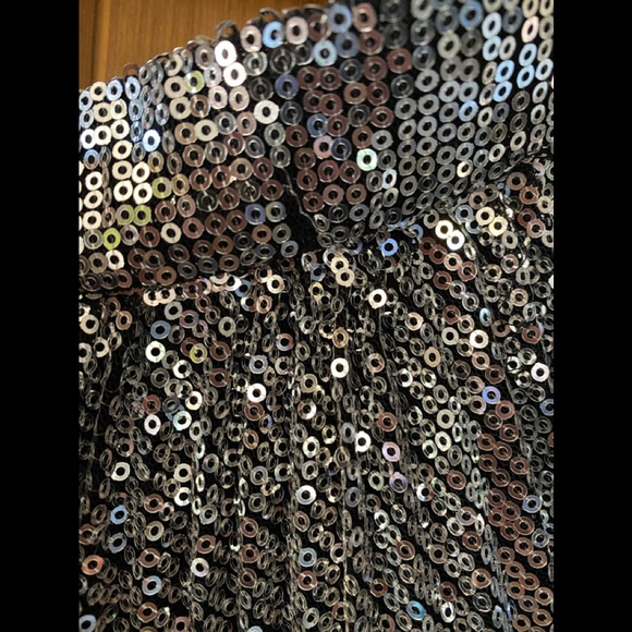 MSGM Pleated Sequin Midi Skirt - Picture 9 of 11